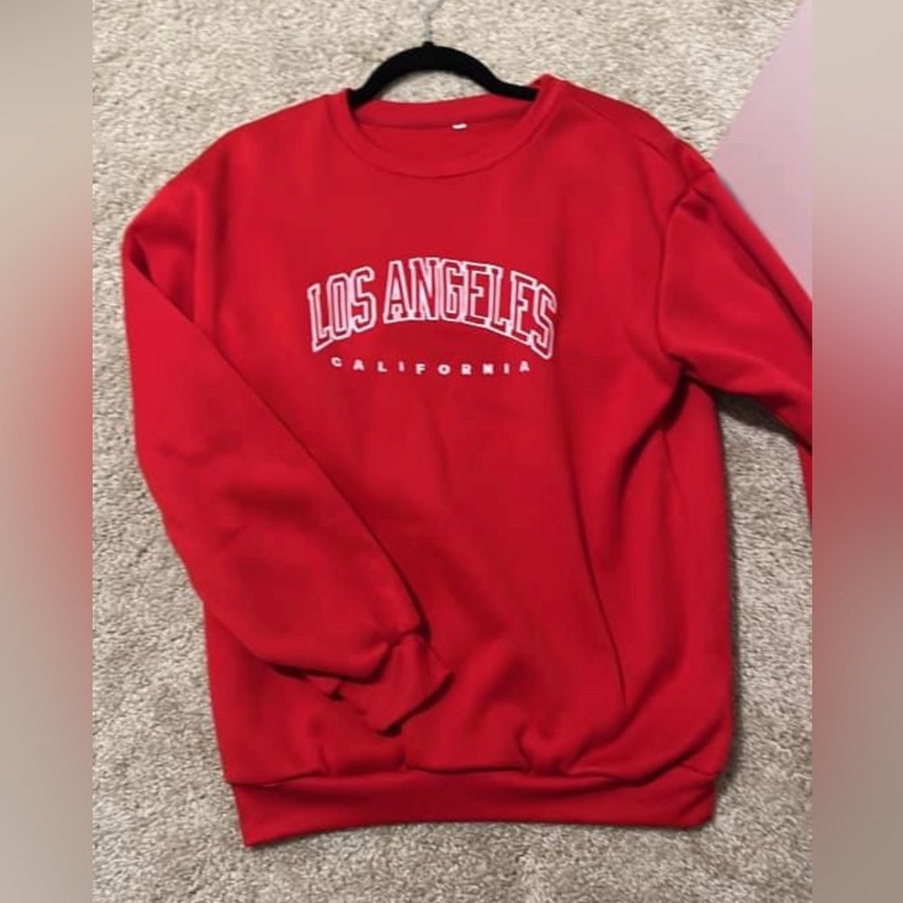 Red pullover